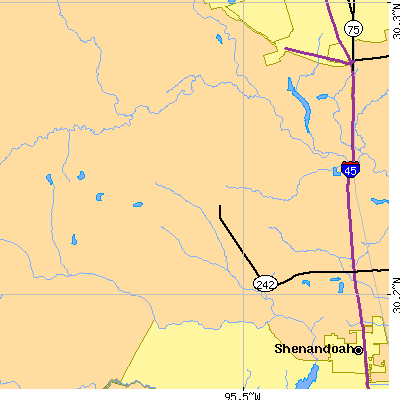 Zip code 77384 close-up map