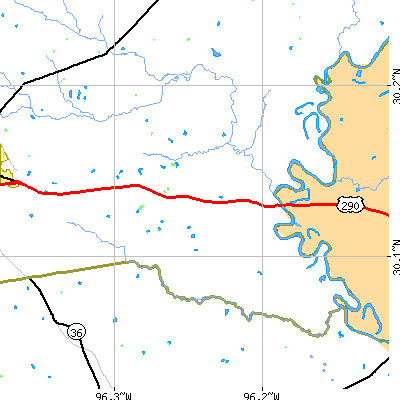 Zip code 77426 close-up map