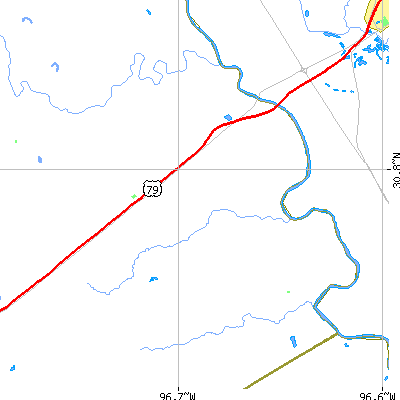 Zip code 77857 close-up map