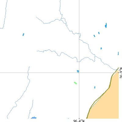 Zip code 77882 close-up map