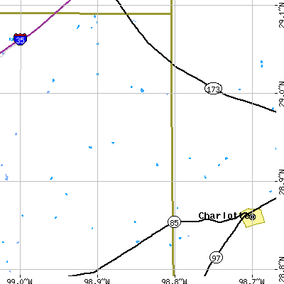 Zip code 78005 close-up map