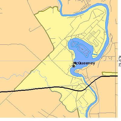 Zip code 78123 close-up map