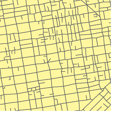 Zip code 94108 close-up map
