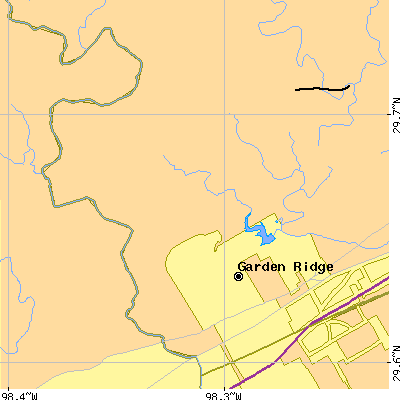Zip code 78266 close-up map