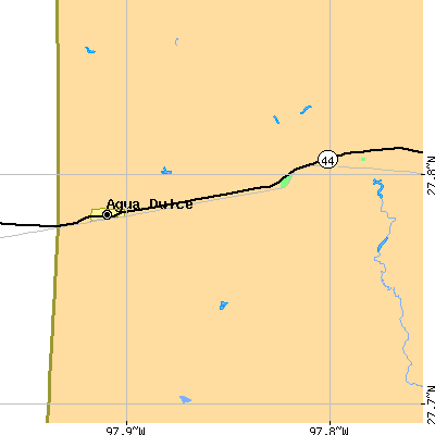 Zip code 78330 close-up map