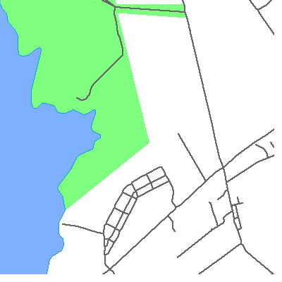 Zip code 78545 close-up map