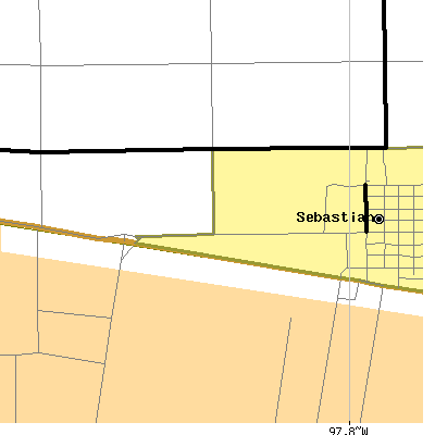 Zip code 78594 close-up map