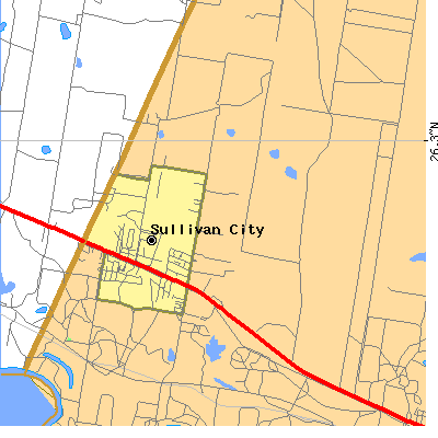 Zip code 78595 close-up map