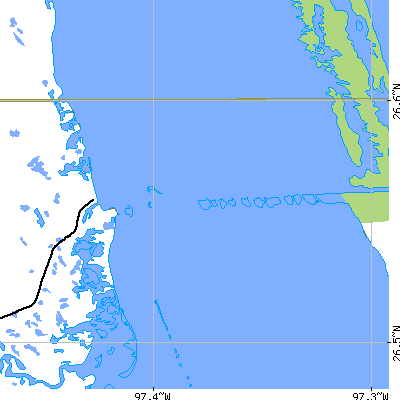 Zip code 78598 close-up map