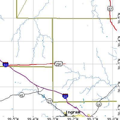 Zip code 78631 close-up map