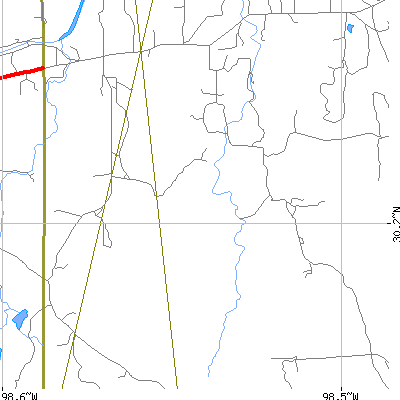 Zip code 78635 close-up map