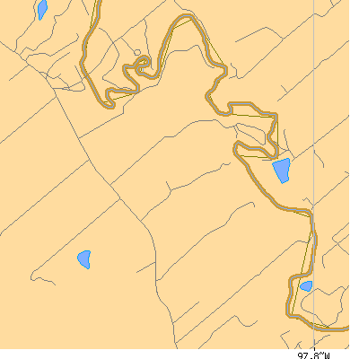 Zip code 78670 close-up map