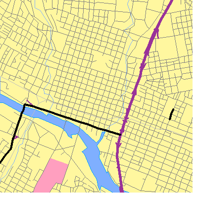 Zip code 78701 close-up map