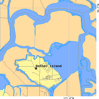 Zip code 94511 close-up map