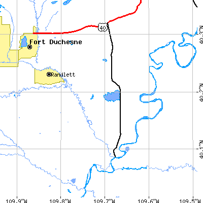 Zip code 84063 close-up map