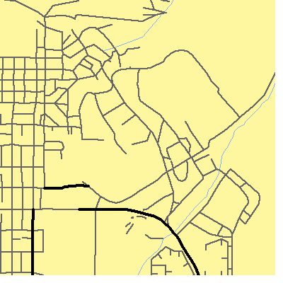 Zip code 84112 close-up map