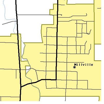 Zip code 84326 close-up map