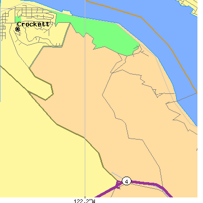Zip code 94569 close-up map