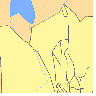 Zip code 94576 close-up map