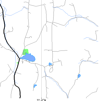 Zip code 05031 close-up map