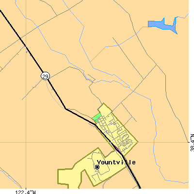 Zip code 94599 close-up map