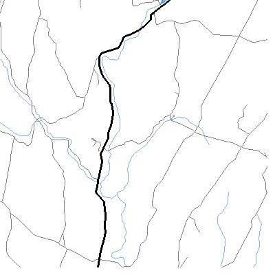 Zip code 05666 close-up map