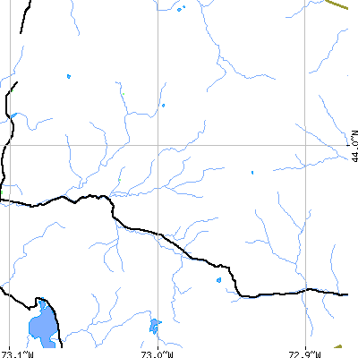 Zip code 05766 close-up map