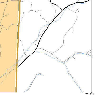 Zip code 05776 close-up map