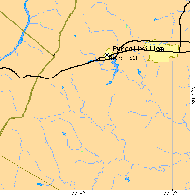Zip code 20141 close-up map