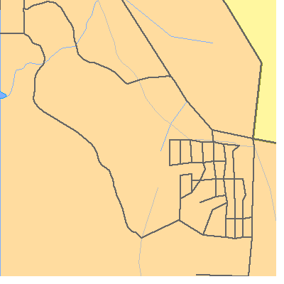 Zip code 35060 close-up map