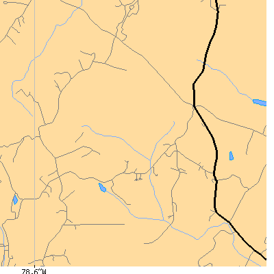Zip code 22946 close-up map