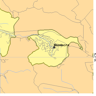 Zip code 94973 close-up map