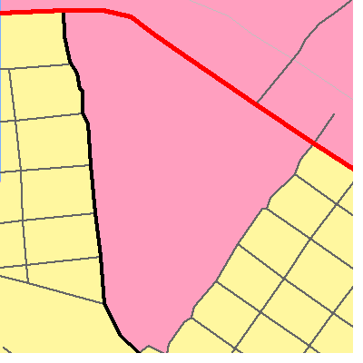 Zip code 24142 close-up map