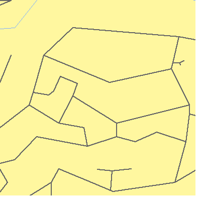 Zip code 95041 close-up map