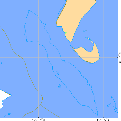 Zip code 98262 close-up map