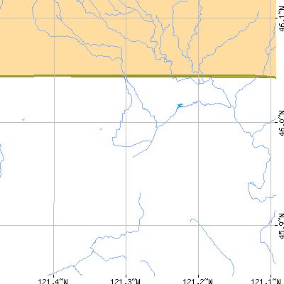 Zip code 98619 close-up map