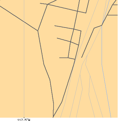 Zip code 99020 close-up map