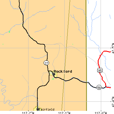 Zip code 99030 close-up map
