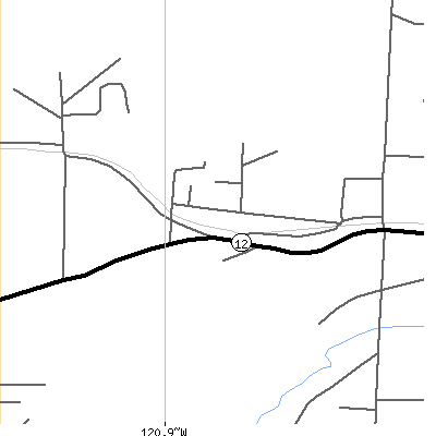 Zip code 95225 close-up map