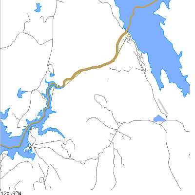 Zip code 95226 close-up map