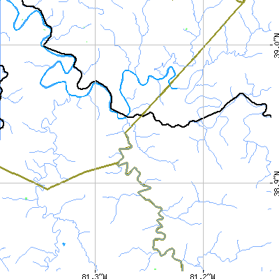 Zip code 26141 close-up map