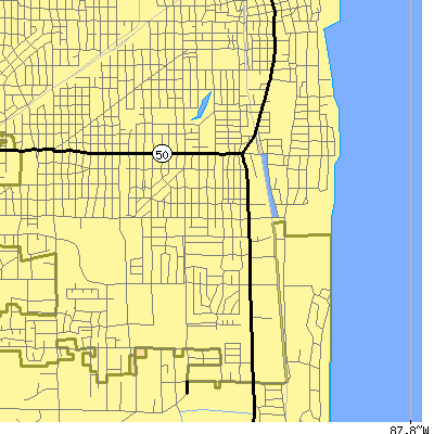 Zip code 53143 close-up map