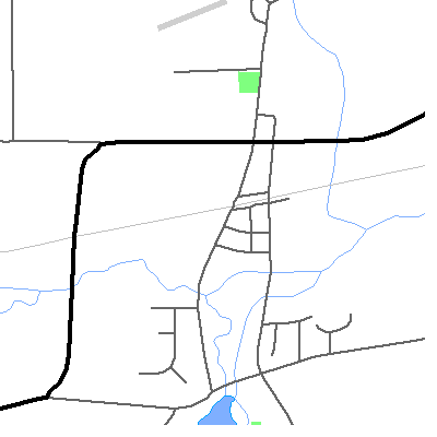 Zip code 53148 close-up map