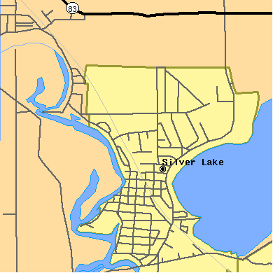 Zip code 53170 close-up map