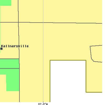 Zip code 54215 close-up map