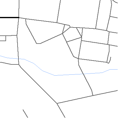 Zip code 95481 close-up map