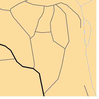 Zip code 95613 close-up map