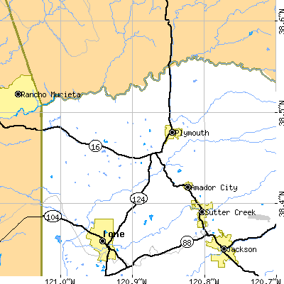 Zip code 95669 close-up map