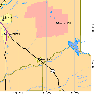 Zip code 95692 close-up map