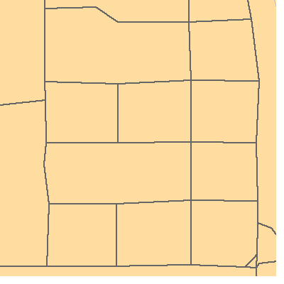 Zip code 95974 close-up map